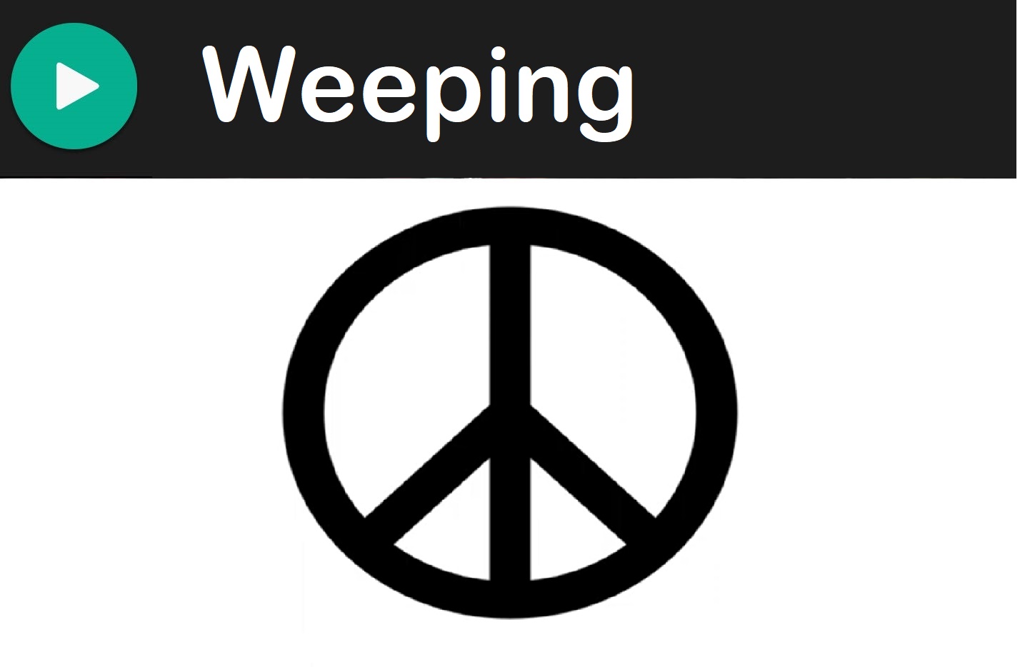Weeping for Bagpipes
