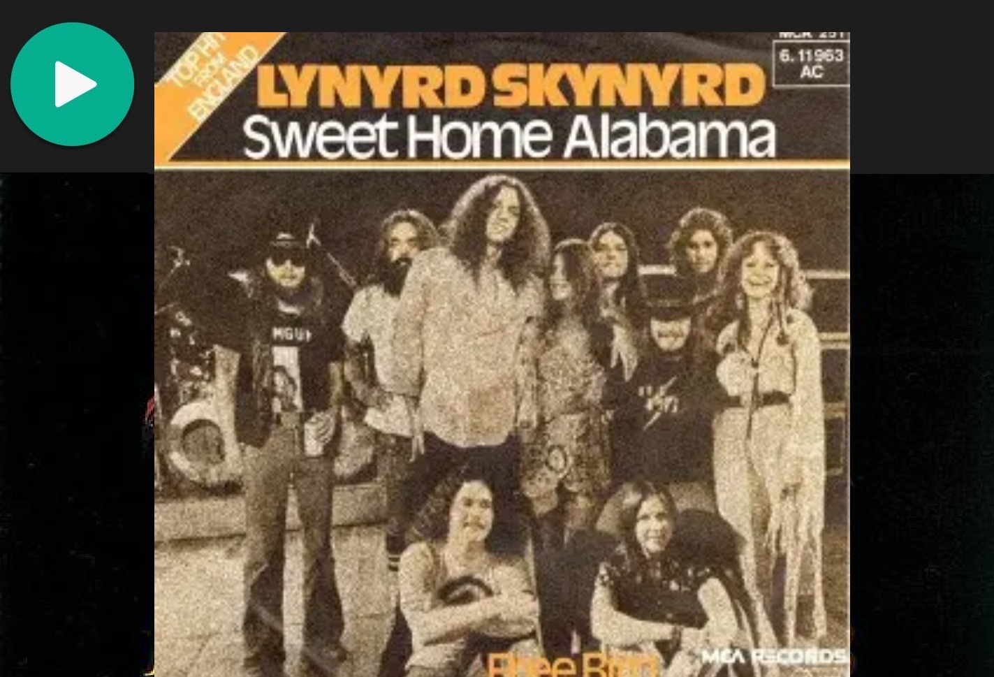 Sweet Home Alabama for Bagpipes
